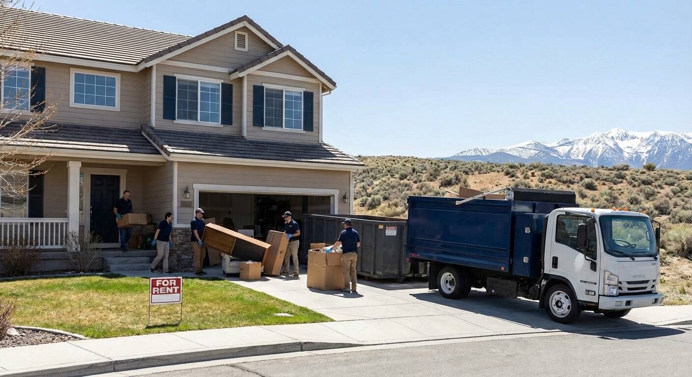 Rental property cleanout service in Reno between tenants