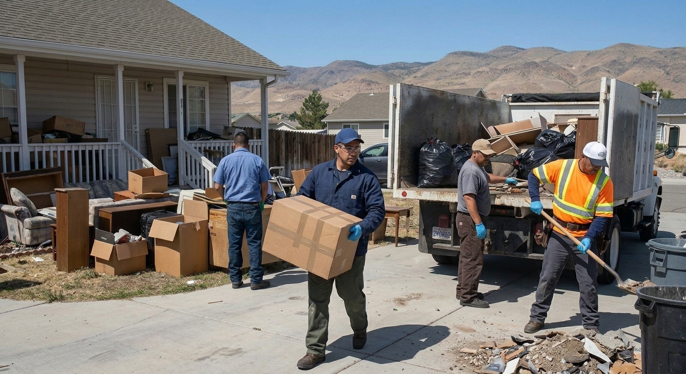 Professional hoarding cleanup services in Reno ensure safety and peace of mind