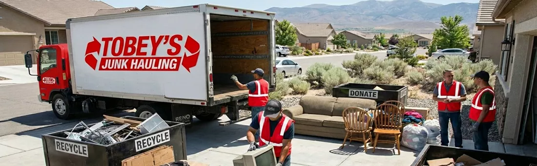 How Recycling Works With Junk Removal in Reno